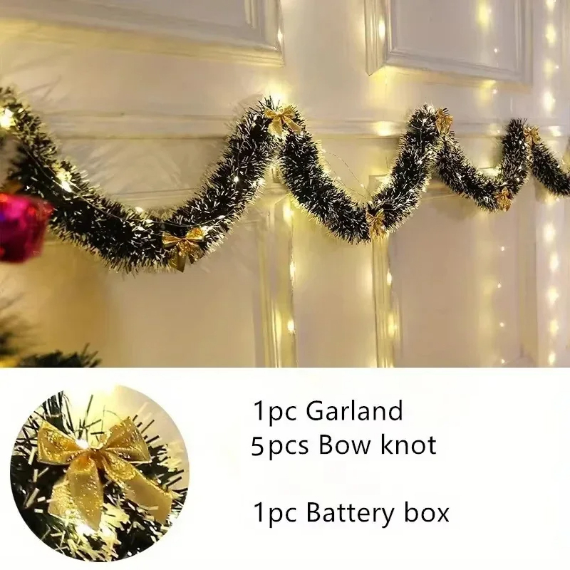 Led Fairy String Lights - 2-метровая светодиодная гирлянда для Рождества, блестящая