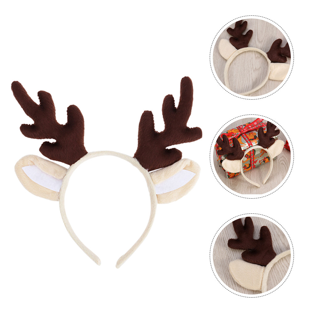 3 шт. ободка с оленьими рогами – обзор и цена Reindeer Antlers Headband